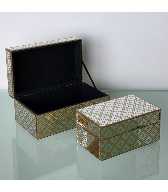 CAJA ROMBOS 22*10.5*14CM 23127