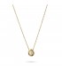 COLLAR ACERO PERLA BCO493