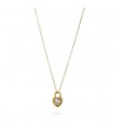 COLLAR ACERO CORAZON BCO497