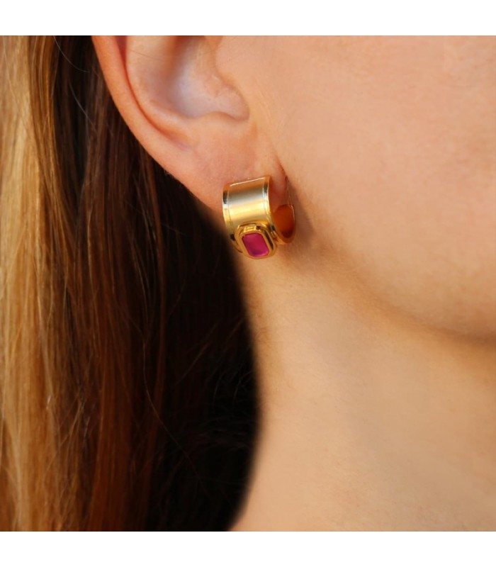 PENDIENTES AROS ACERO CPE172