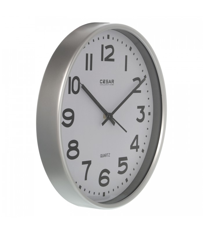 RELOJ BCO FILO PLATA 85946