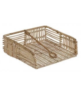 SERVILLETERO RATAN 20*20*6CM PC-207503