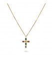 COLLAR ACERO Y CIRCONITAS BCO324