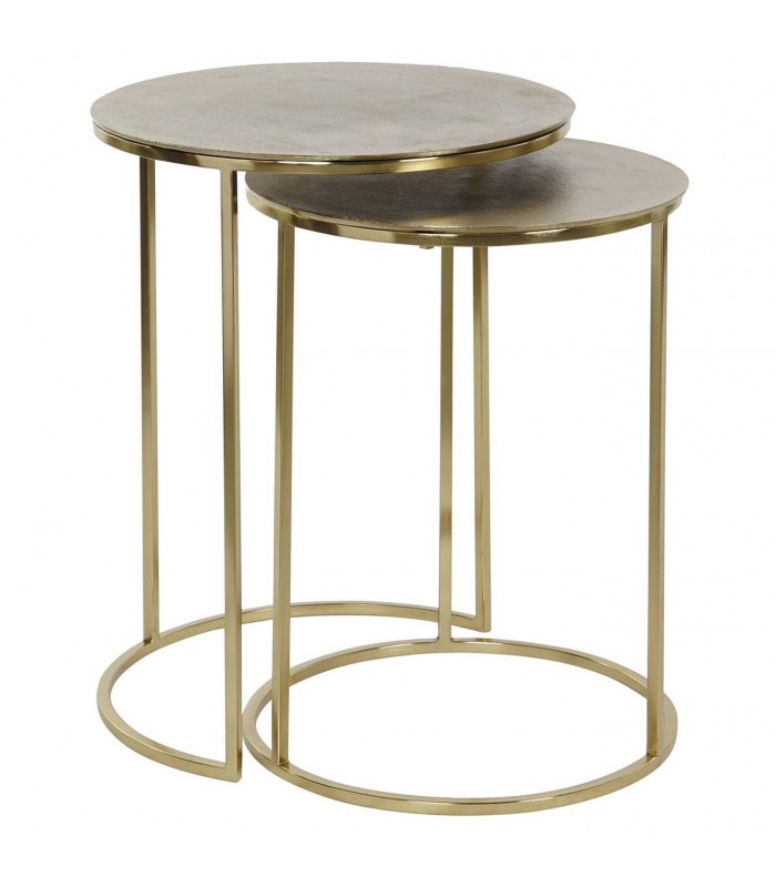 SET/2 MESAS ALUMINIO 46*46*58CM MB-207537