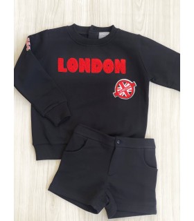 SUDADERA+PANTALON NIÑO LONDON 023/024 MON PETIT BONBON