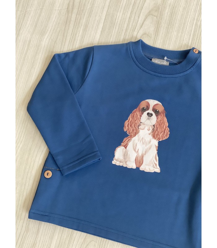 SUDADERA NIÑO PERRO 169 MON PETIT BONBON