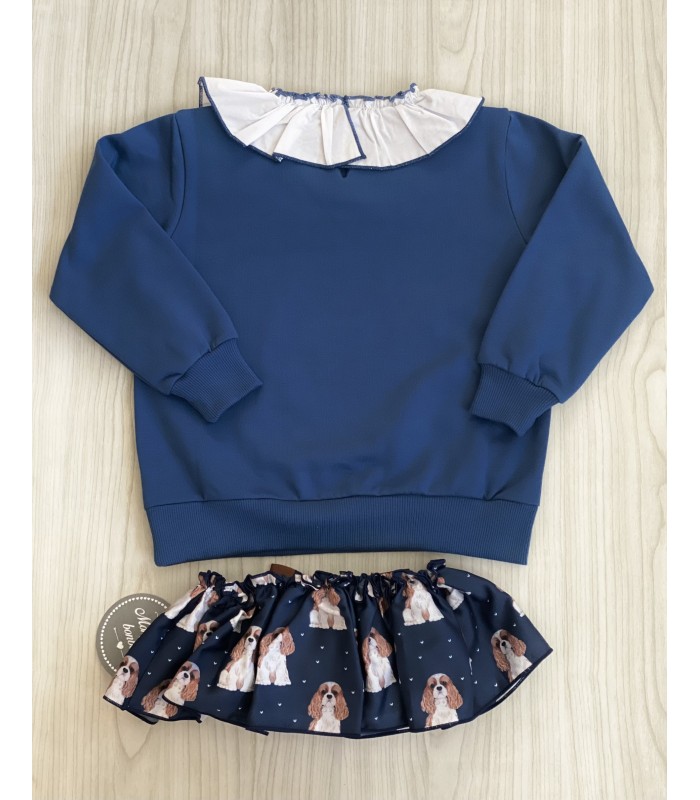 SUDADERA+BRAGUITA PERROS 169/223 MON PETIT BONBON