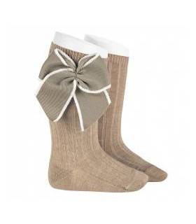 CALCETINES ALTOS CANALE CON LAZO PUNTO FESTON 2.406/2