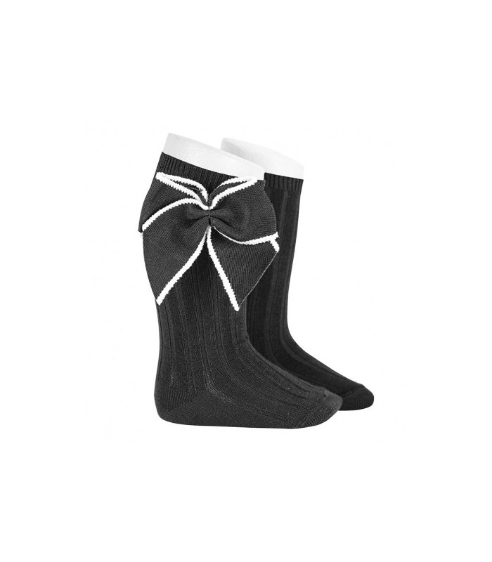 CALCETINES ALTOS CANALE CON LAZO PUNTO FESTON 2.406/2