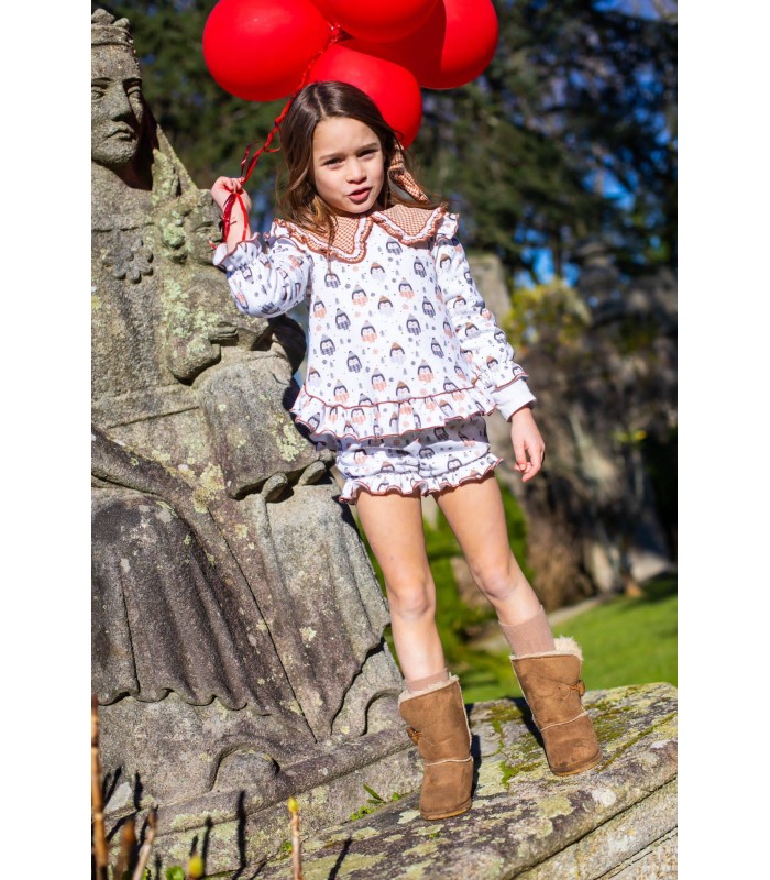 SUDADERA+BRAGUITA PINGÜINOS 7822 LA MARTINICA