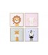 SET/4 LIENZOS 35*35CM CU-209579