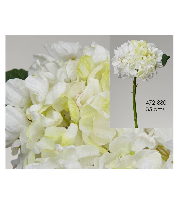 HORTENSIA BLANCA 17*17*35CM 472-880
