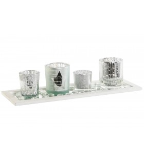 SET/5 PORTAVELAS 37*14*52CM NV-207071