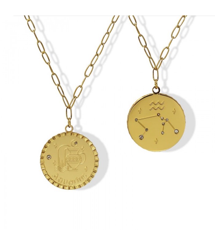 COLLAR ACERO ZODIACO BCO640