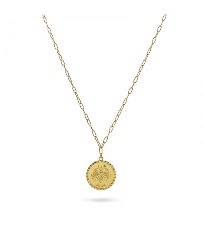 COLLAR ACERO ZODIACO BCO640