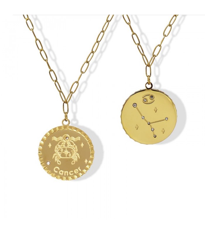COLLAR ACERO ZODIACO BCO640