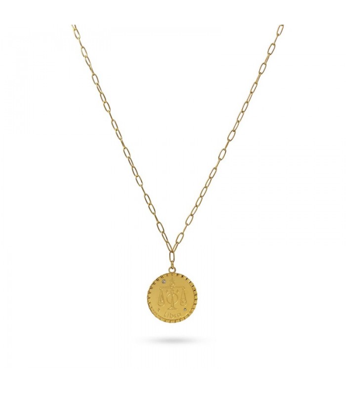 COLLAR ACERO ZODIACO BCO640