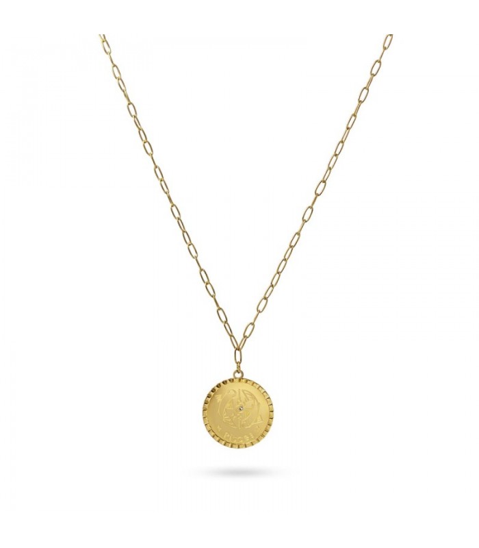 COLLAR ACERO ZODIACO BCO640