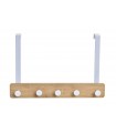 PERCHERO METAL/BAMBU 38.5*4.8*25.5CM PB-210133