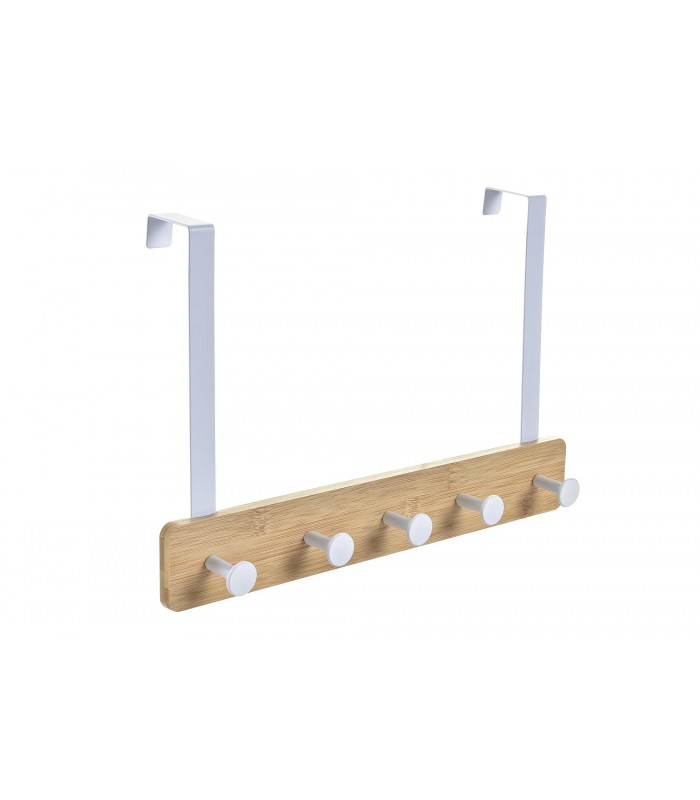 PERCHERO METAL/BAMBU 38.5*4.8*25.5CM PB-210133