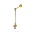 PIERCING ACERO CON PIEDRAS CPE519