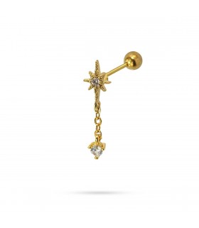 PIERCING ACERO CON CIRCONITAS CPE518