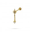 PIERCING ACERO CON CIRCONITAS CPE518