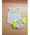 CONJ.CAMISETA +BRAGUITA NUDOS MON PETIT BONBON VM177