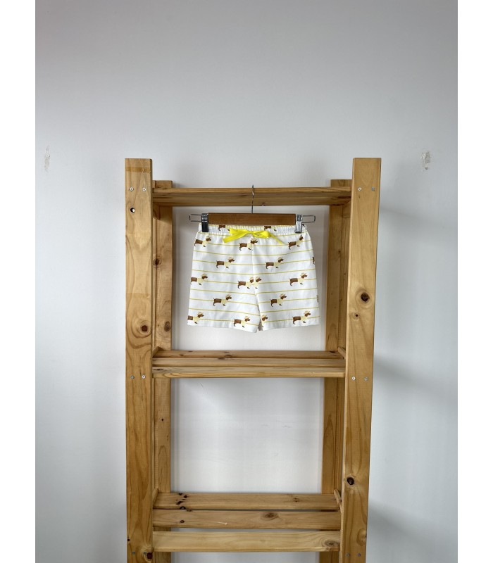 CONJ.NIÑO CAMISETA+BERMUDA PERRO MON PETIT BONBON VM031/28