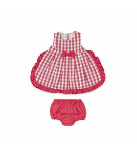 VESTIDO CUADRITOS 24123