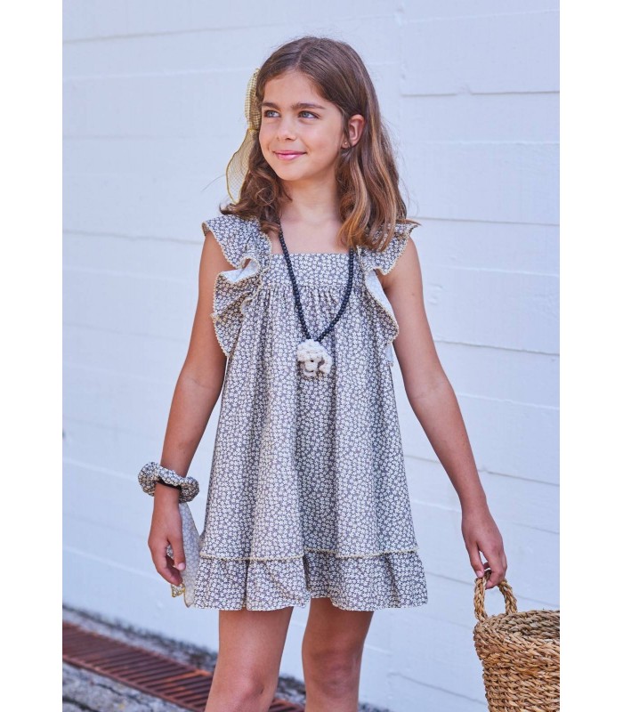 VESTIDO FLORES VUELO 5 LOBITOS 8039 LA MARTINICA