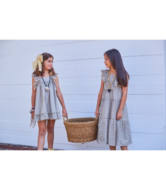 VESTIDO FLORES VUELO 5 LOBITOS 8039 LA MARTINICA