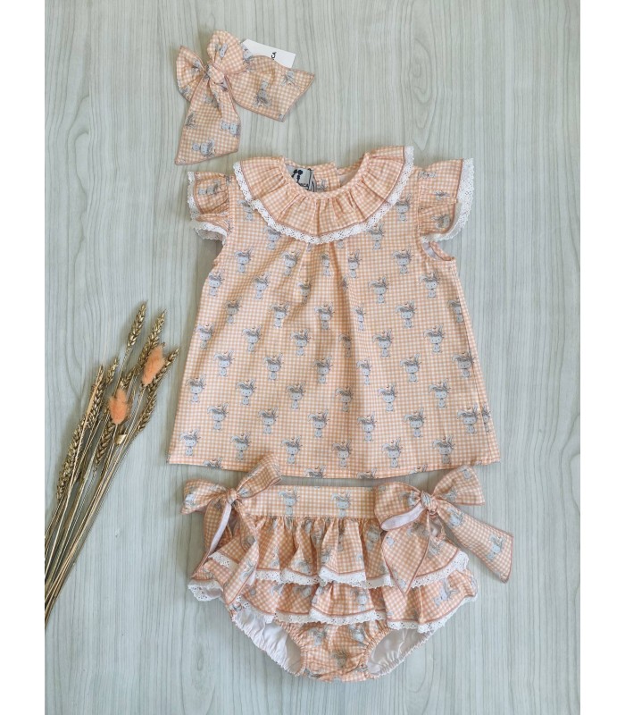 BRAGUITA+BLUSA BUNNY 8244 LA MARTINICA