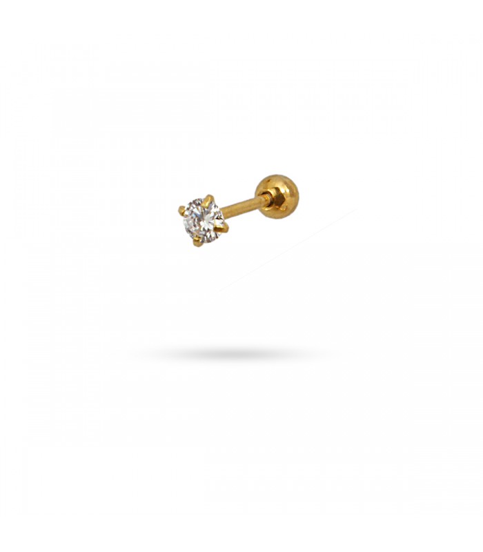 PIERCING ACERO UNA CIRCONITA 3MM CPE586
