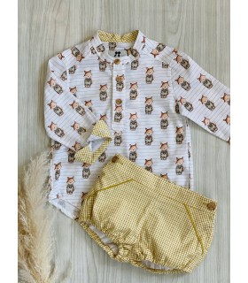 CAMISA+BOMBACHO 5 LOBITOS 8050 LA MARTINICA