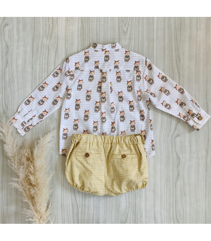 CAMISA+BOMBACHO 5 LOBITOS 8050 LA MARTINICA