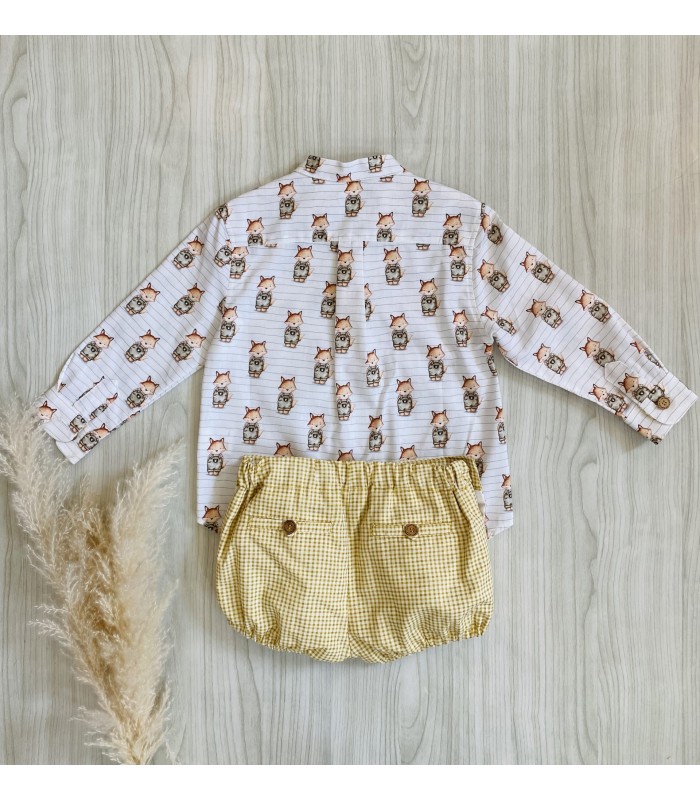 CAMISA+BOMBACHO 5 LOBITOS 8050 LA MARTINICA