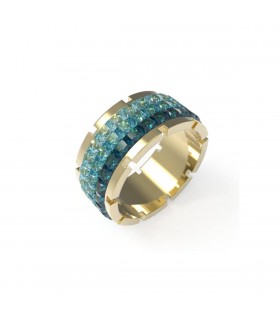 ANILLO ACERO CON CIRCONITAS AAN953
