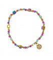 PULSERA CRISTALES MULTICOLOR BPU860