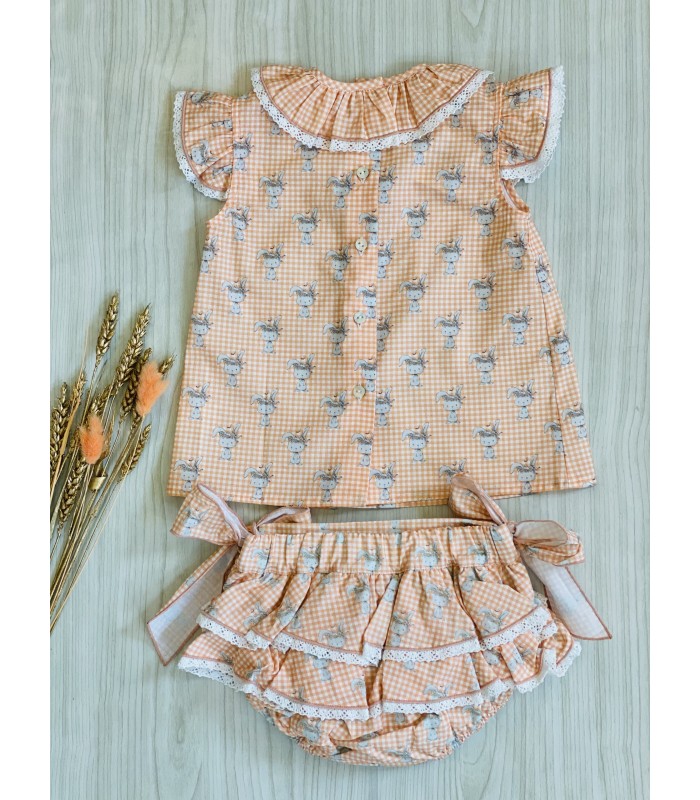 BRAGUITA+BLUSA BUNNY 8244 LA MARTINICA