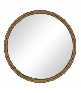 ESPEJO MADERA/RESINA 60CM 610666
