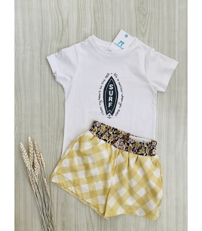 CAMISETA+BOXER ALGODON 8315/20 BAMBU LA MARTINICA