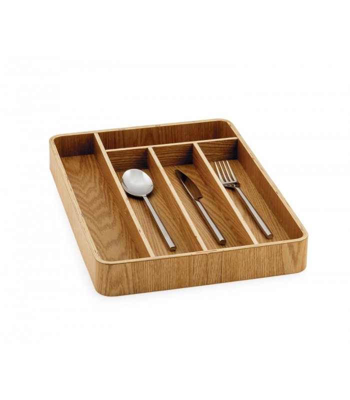 CUBERTERO MADERA SAUCE 37*26*4.5CM CC70013