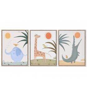 SET/3 LIENZO ANIMALES 30*40CM CU-211955
