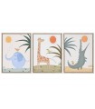SET/3 LIENZO ANIMALES 30*40CM CU-211955