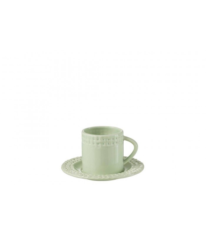 TAZA C/PLATO 14*9CM 34668