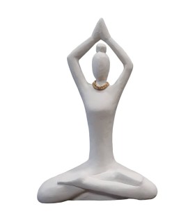ESCULTURA YOGI 25*8*36CM 14-2326