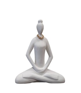 ESCULTURA YOGI 25*8*34CM 14-2327