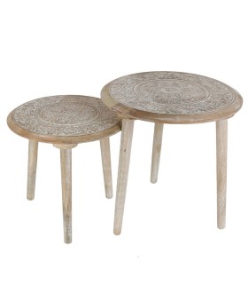 SET/2 MESAS HAIDAR MANGO 45D Y 38D 205-0912/3