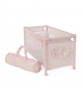 CUNA VIAJE TOM VICHY ROSA 75634